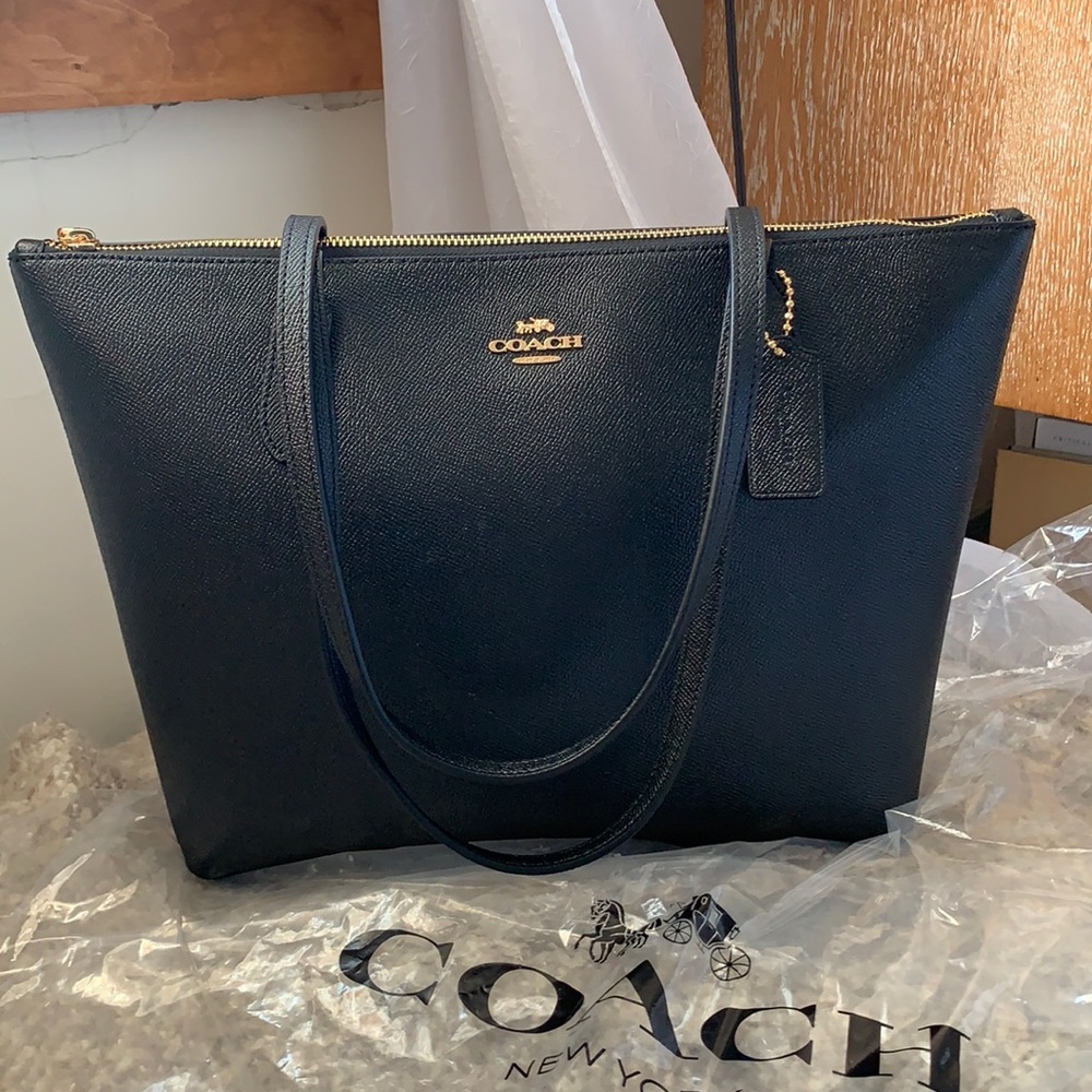 Coach zip tote bag